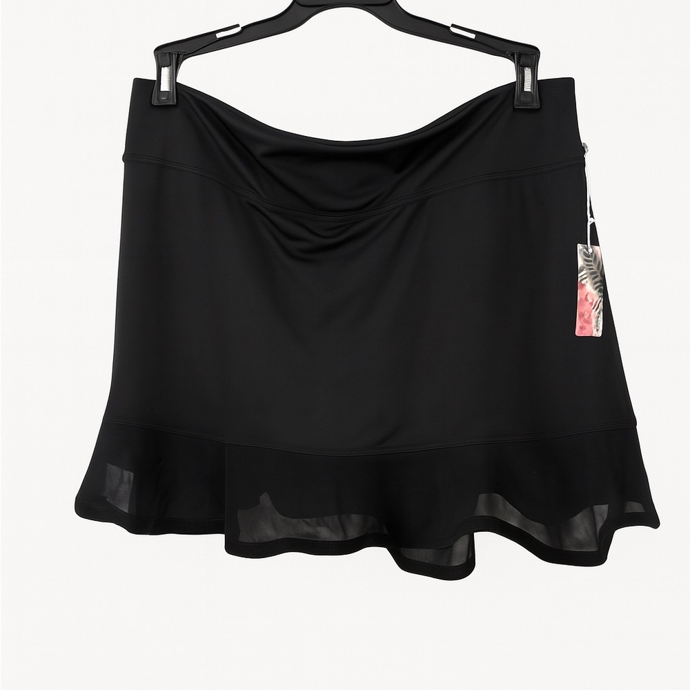 Active USA Elegant Black Mini Skirt